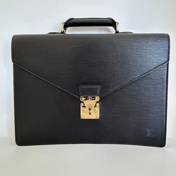 LV Epi Serviette Ambassadeur Briefcase - Picture 1 of 13